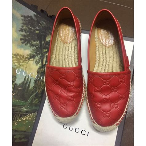 gucci 草編 鞋